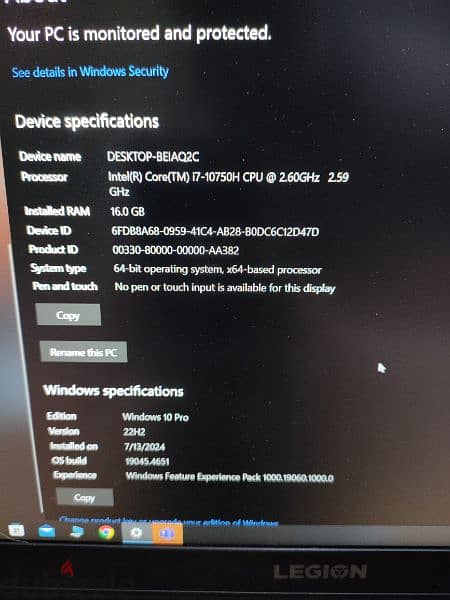 Lenovo legion 5i RTX 2060Lenovo legion 5i 1