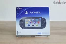 جهاز psvita اصدار 2000 بالعلبة بتاعته مع كارت 128 جيجا