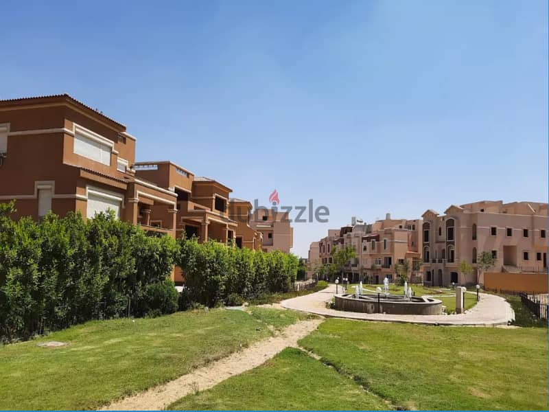 ع لاند سكيب أكبر تاون 8غرف قطامية جاردنزOn Landscape Katameya Gardens 12