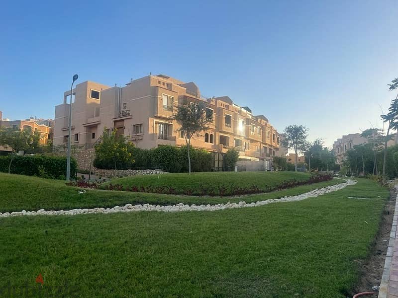 ع لاند سكيب أكبر تاون 8غرف قطامية جاردنزOn Landscape Katameya Gardens 19