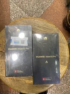 Huawei Mate 50 Pro dual sim 512G Orange 256G Silver جديد متبرشم