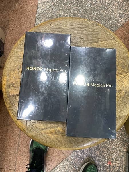 Honor Magic 5 Pro 5G dual sim 512G Global Green  جديد متبرشم 0