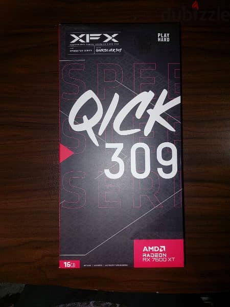 XFX SPEEDSTER QICK 309 AMD Radeon RX 7600 XT 16GB كسر زيرو زي الجديد 1