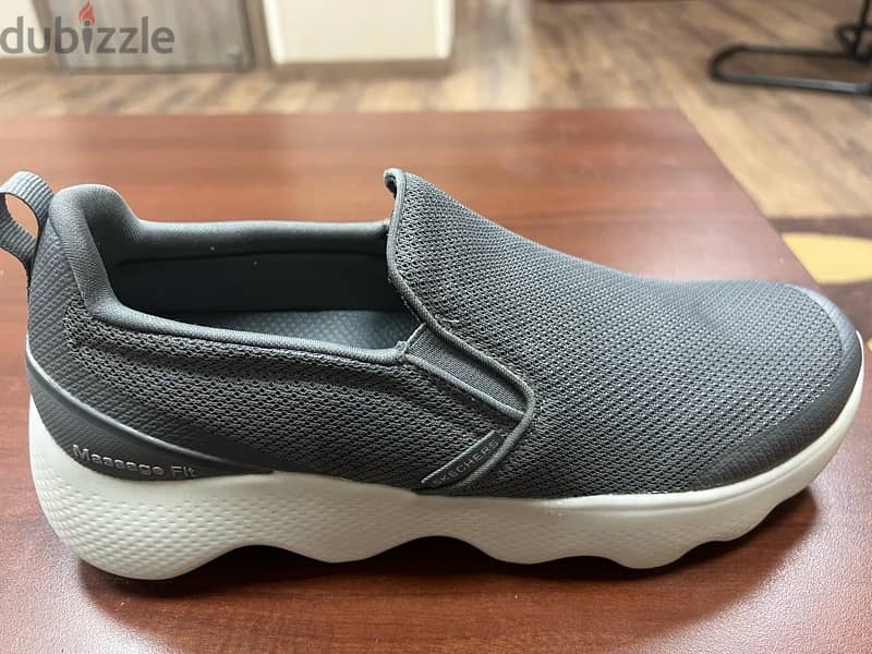 Skechers go walk massage fit size 44 EUR 10.5 US GREY 3