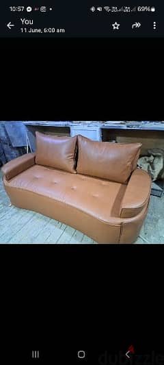 180 cm sofa leather