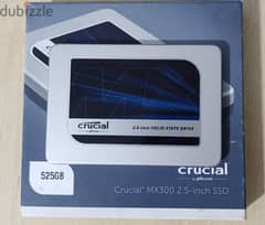 هارد SSD كروشال 525 جيجا بحالة ممتازة Crucial MX300 525GB
