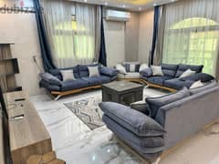 Fully furnished apartment including air conditioning and kitchen / for rent in the First Settlement - Al-Yasmine Villas 0