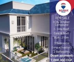 I City October Compound Mountain View I - Villa Roof  For Sale 215m