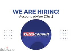 Account Advisor (chat account ) Customer services
