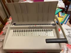 Manual Comb Binding Machine for sale + pvc covers