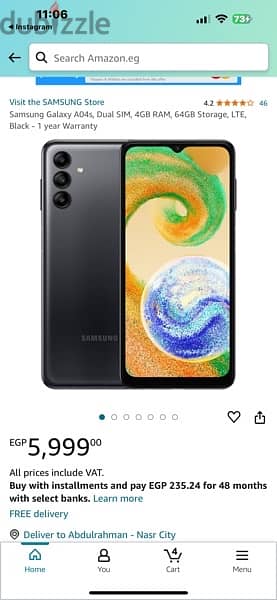 samsung a04s 64GB 1