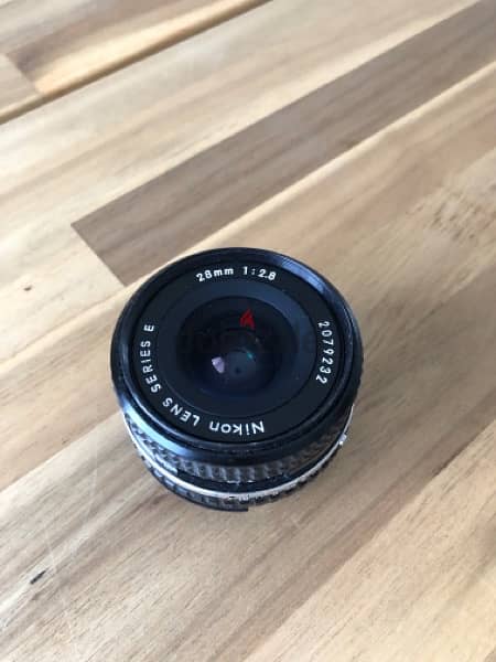 vintage nikon lens series E  20mm f2.8 manufactured 1984 1