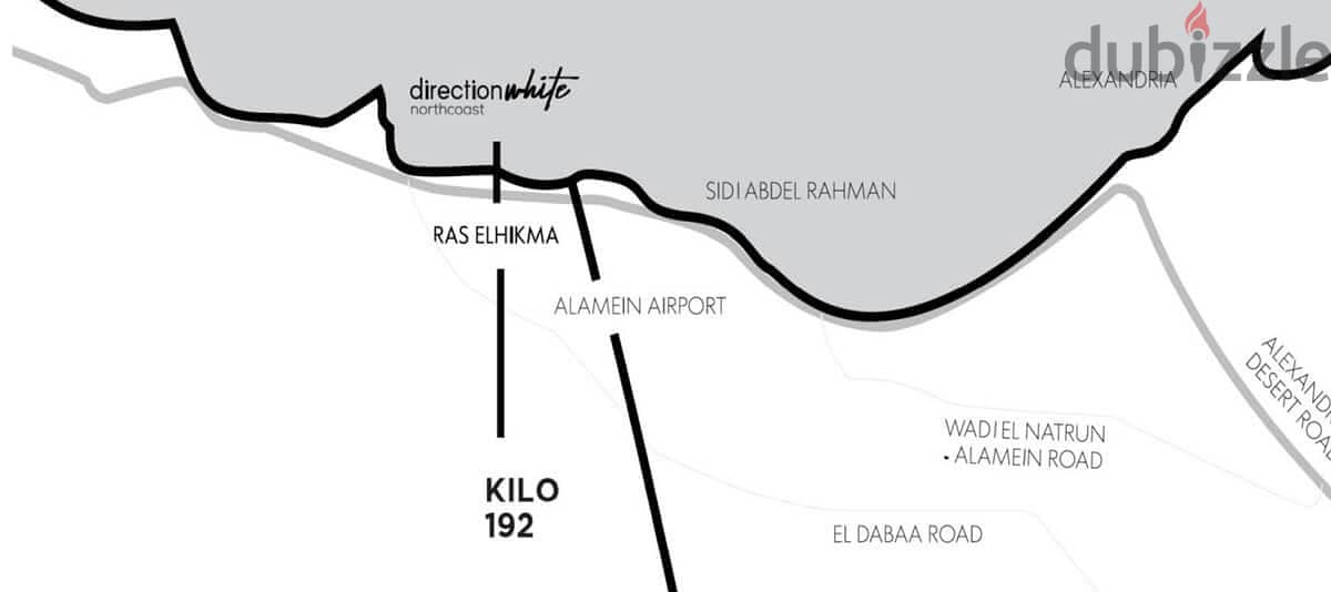 تاون هاوس للبيع اقرب استلام في دايركشن وايت الساحل الشمالي 130م متشطب بالتكيفات  North Coast 10