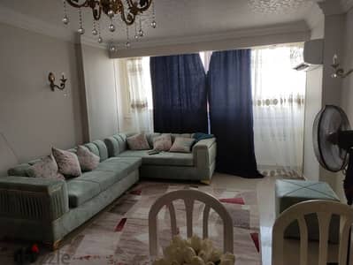 شقة مفروشة للايجار بزهراء المعادي 120 متر