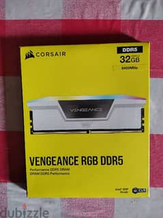 corsair vengeance rgp 2x16 DDR5 6400MT CL 36 white