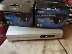 4 مخرج dvr  هارد 500 جياجا وعدد2 كاميرا 0