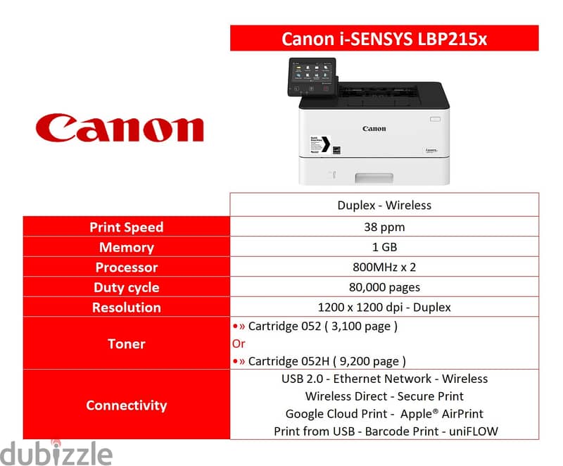 Canon i-SENSYS LBP 215x 0