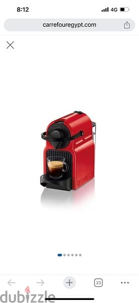 nespresso inissia coffee machine ماكنة قهوه نيسبرسو