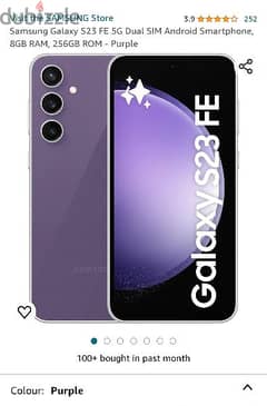 Samsung S23 Fe Purple