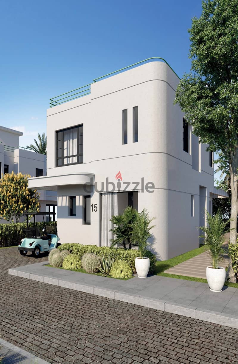 Corner townhouse villa for sale in the most prestigious village of Ras El Hekma, JUNE Sodic, with only 10% down payment 1