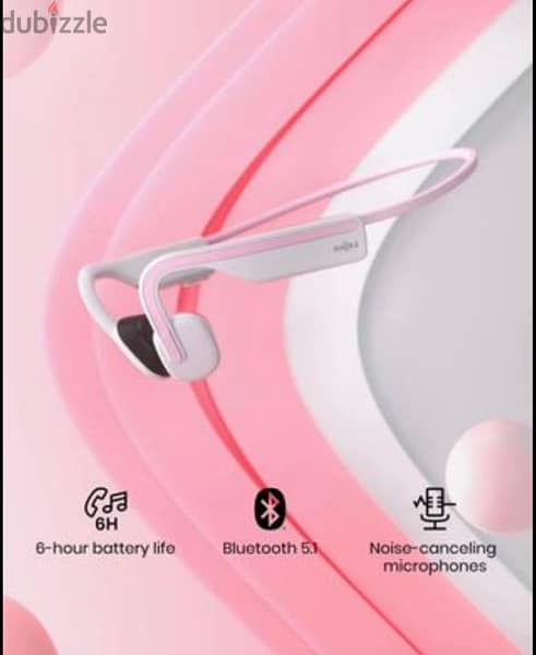 SHOKZ OpenMove Pink Wireless Open-Ear Headphones! 6