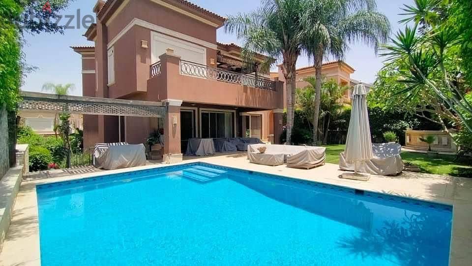 VGK - Villa for rent in VGK in New Cairo Very premium furnished villa فيلا للإيجار في بالم هيلز قطامية 0