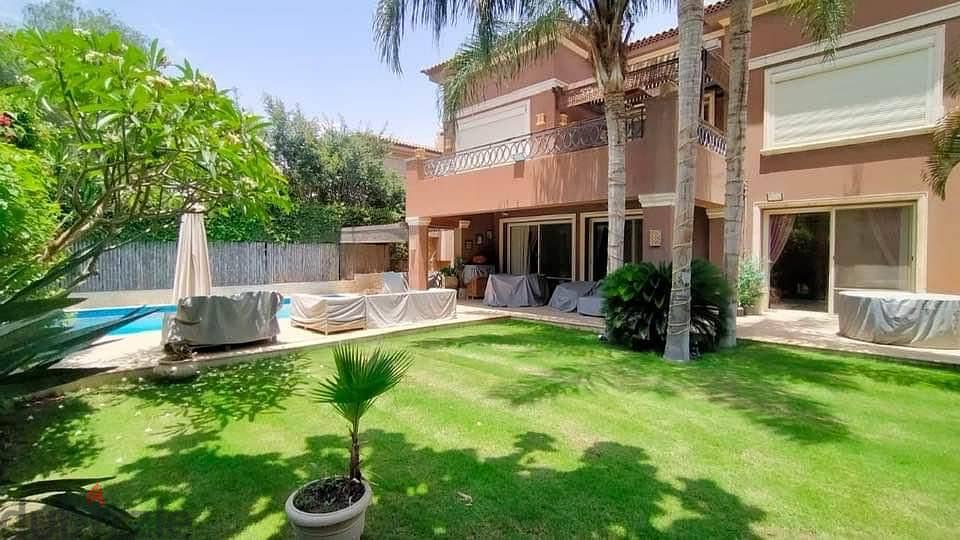VGK - Villa for rent in VGK in New Cairo Very premium furnished villa فيلا للإيجار في بالم هيلز قطامية 1