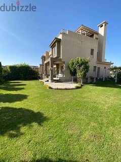 Furnished villa for rent  with a high taste directly on the golf in Katameya Heights فيلا للايجار قطامية هايتس 0