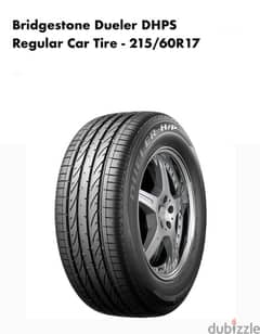 ٤ اطارات جديده بريدجستون دويلر مقاس 215/60R17