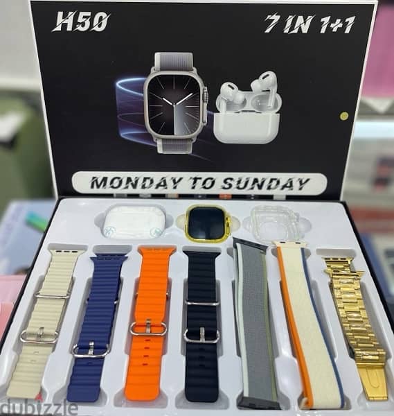 ultra 8+airpods pro+7strap+cover watch 0