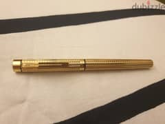 Sheaffer Targa 1007 Fountain Pen-Gold plated Geometric 0