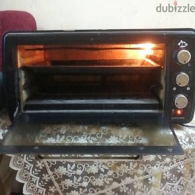 فرن كهربائي ماركة جاك تركي بمروحه وإضاءة داخليه