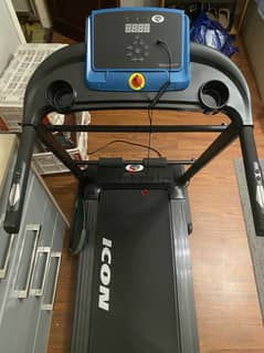Icon Electric Treadmill 120 Kg - Black & Silver - CITRC-308