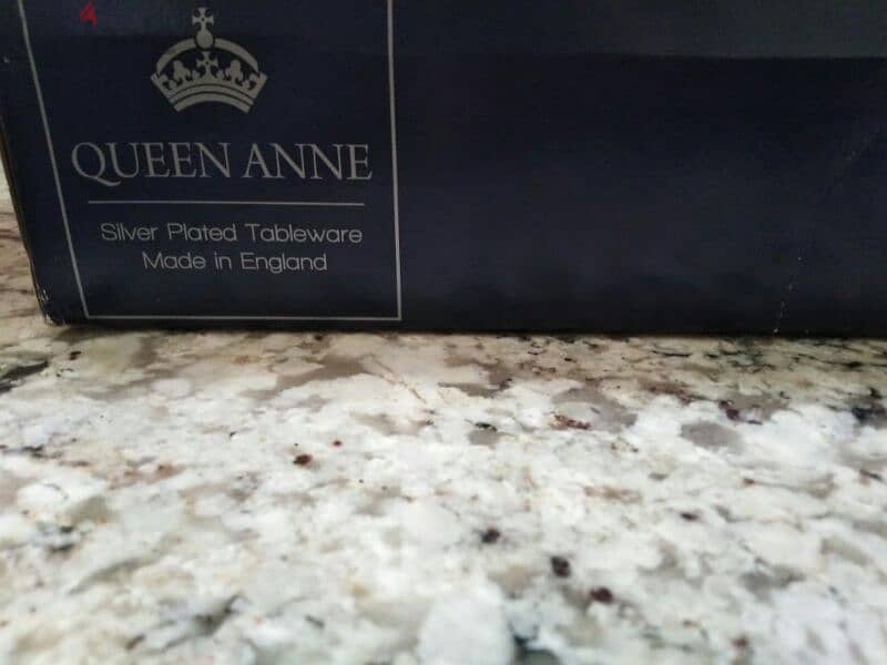 صينية فضة كوين أن بالكرتونة من شيفيلد  Queen Anne silver  tray 4