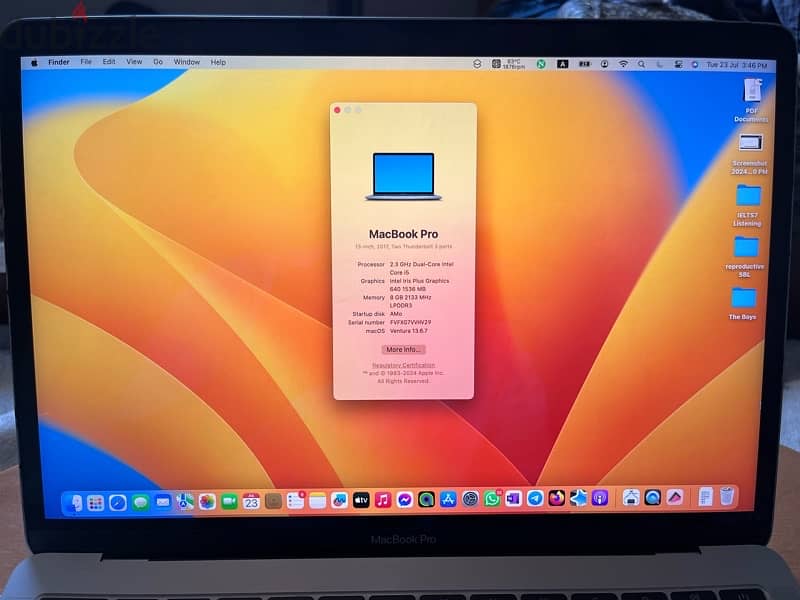 MacBook Pro 2017 13 inch 3