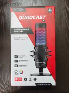 HyperX QuadCast S Microphone New and unopened