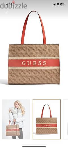 GUESS Monique Women's Monogram Tote bag Hwso7894230