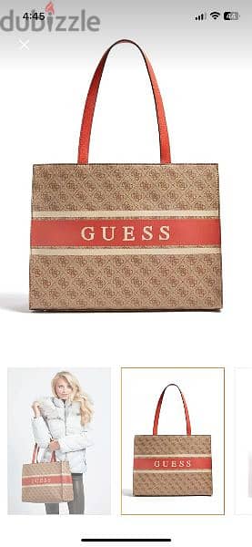 GUESS Monique Women's Monogram Tote bag Hwso7894230 0