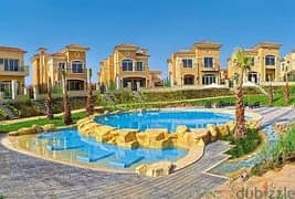 294 sqm villa for sale in Stone Park Compound in Fifth Settlement next to Mercedes