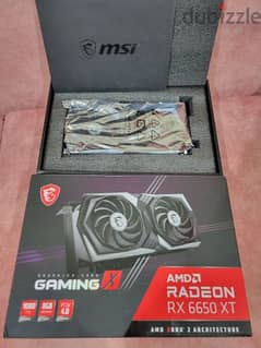 msi Gaming x 6650xt زيرو ضمان سنتين اعلي نسخة احترافية 0