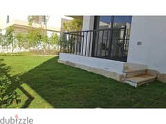 Apartment for sale in garden, finished with air conditioners, nautical, in installments, in Fifth Settlement, New Cairo, 136 m