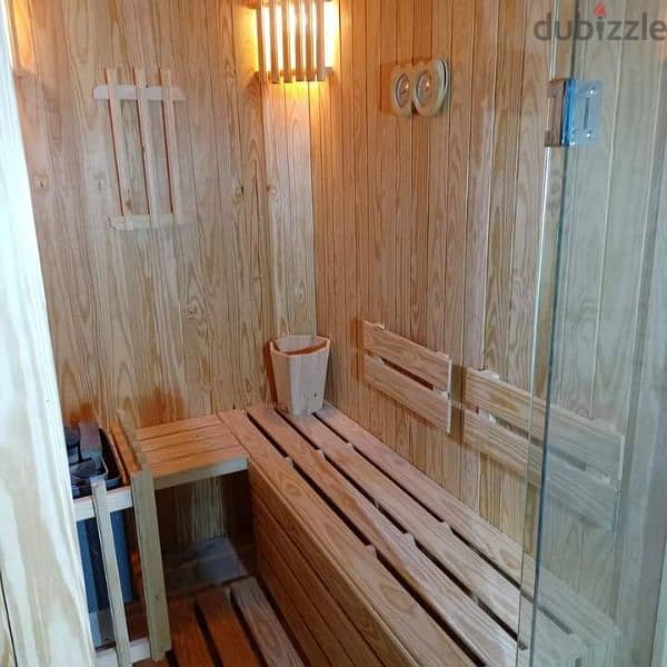 تنفيذ غرف ساونا خشبيه و غرف بخار sauna &steem 4