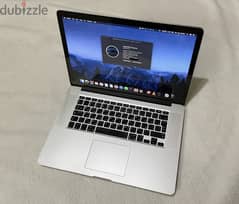 MacBook Pro 15-inch, Mid 2015, i7, 16 GB Ram, 500 GB Storage