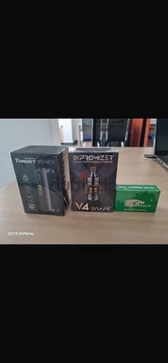 Mod target 200 + Tank XPROMIZER V4 + 2 battery IMREN