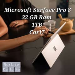 Microsoft Surface Pro 8 ( i7,32GB,1TB)
