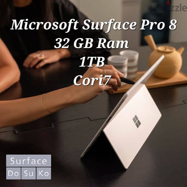 Microsoft Surface Pro 8 ( i7,32GB,1TB) 0