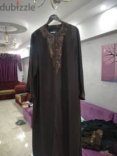 عبايه حريمي مقاس 3XL تلبيس حتي 130ك 0