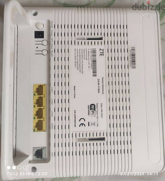 روتر اتصالات سوبر فكتور vdsl فائق السرعه استخدم شهر واحد فقط 2