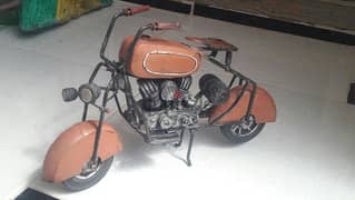 مجسم موتوسيكل ماكيت معدن بالكامل ديكور Vintage bike MOTORCYCLE 0