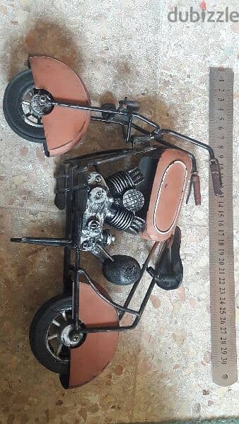 مجسم موتوسيكل ماكيت معدن بالكامل ديكور Vintage bike MOTORCYCLE 2